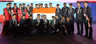 Team Skill India after making country proud at a global platform